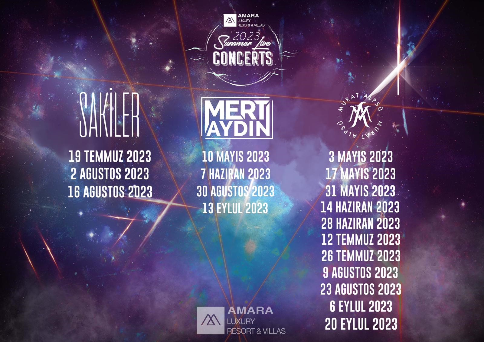 Концертная программа  в Amara Family Resort & Amara Luxury Resort 5* на сезон 2023