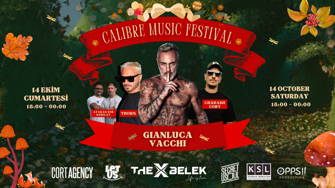 Фестивальная  программа «CALIBRE MUSIC FESTIVAL» 14.10.23г в отеле THE X BELEK 5*